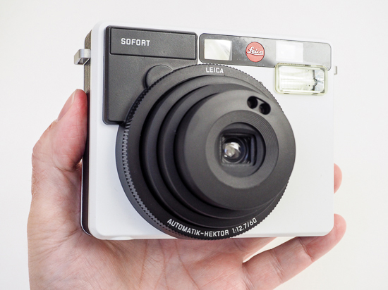 The Leica Sofort In-hand