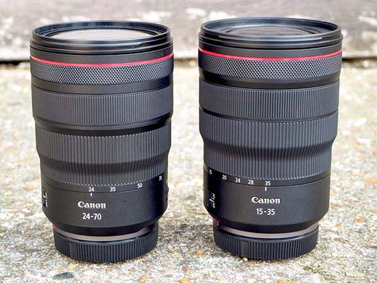 Canon RF 24-70mm and 15-35mm