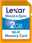 Lexar Shoot-n-Sync Wi-Fi Card