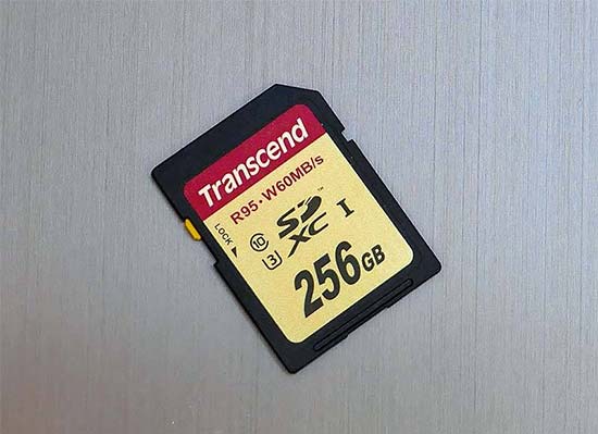Transcend 256GB SDXC UHS-I Speed Class 3 Card Review