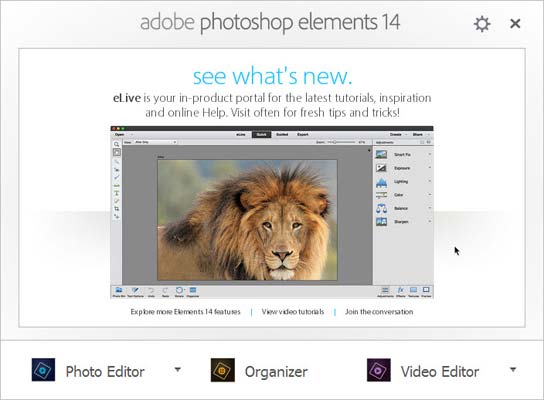 compare adobe photoshop elements 14 and elements 15