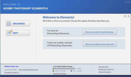 how to use adobe photoshop elements 8.0