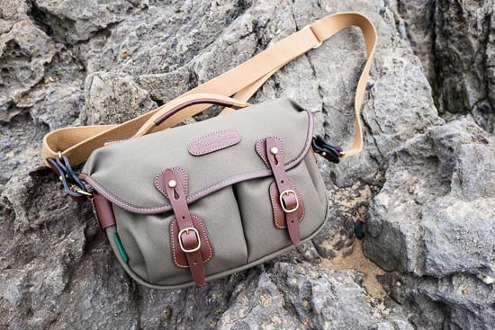 Billingham Hadley Small Pro Shoulder Bag (Sage FibreNyte & Chocolate Leather)