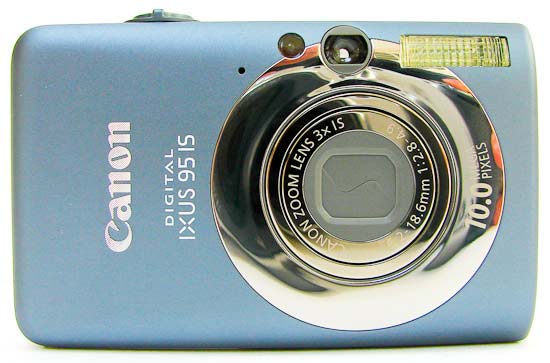 Canon IXUS 95 IS Digital camera. 10 Megapixels. 3x Optical zoom. 2.5 Inch  PureColour LCD II Silver