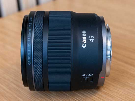 Canon RF 45mm F1.2 STM