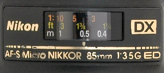 Nikon AF-S DX Micro-Nikkor 85mm f/3.5G ED VR