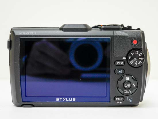 Olympus Tough TG-4 iHS Waterproof Compact Camera - Black