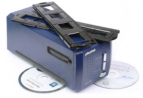 Plustek OpticFilm 8100 - 35mm Negative Film & Slide Scanner with 7200 DPI  and 48-bit output, Bundle Silverfast SE Plus 8.8, Supports Mac and PC