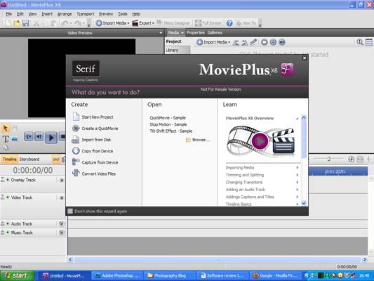 serif movieplus x6 move from old hard drive