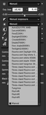 Silkypix Developer Studio - White Balance Settings