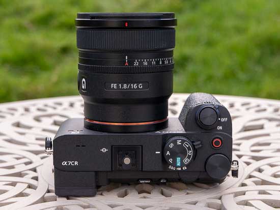 Sony FE 16mm F1.8 G