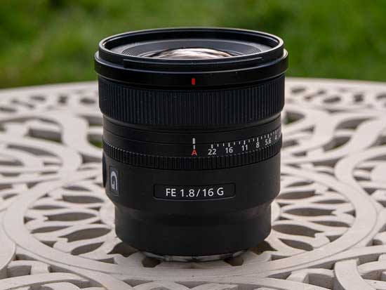 Sony FE 16mm F1.8 G