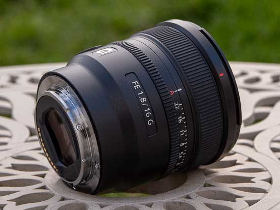 Sony FE 16mm F1.8 G