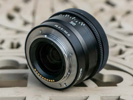 Sony FE 50mm F2.5 G